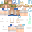 Minecraft skin texture, 64x64 pixels