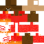 Minecraft skin texture, 64x64 pixels