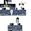 Minecraft skin texture, 64x64 pixels