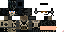 Minecraft skin texture, 64x32 legacy pixels