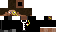 Minecraft skin texture, 64x32 legacy pixels
