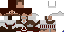 Minecraft skin texture, 64x32 legacy pixels