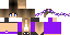 Minecraft skin texture, 64x32 legacy pixels