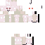 Yellow pink Minecraft skin texture, 64x64 pixels