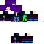 Minecraft skin texture, 64x64 pixels