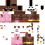 Minecraft skin texture, 64x64 pixels