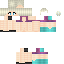 Minecraft skin texture, 64x64 pixels