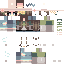 Minecraft skin texture, 64x64 pixels