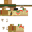 Minecraft skin texture, 64x64 pixels