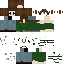 Minecraft skin texture, 64x64 pixels