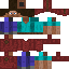 Minecraft skin texture, 64x64 pixels