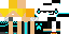 Minecraft skin texture, 64x32 legacy pixels