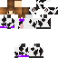 Minecraft skin texture, 64x64 pixels