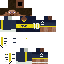 Minecraft skin texture, 64x64 pixels