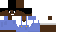 Minecraft skin texture, 64x32 legacy pixels