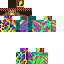 Minecraft skin texture, 64x64 pixels