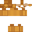 Minecraft skin texture, 64x64 pixels