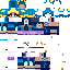 Minecraft skin texture, 64x64 pixels