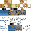Minecraft skin texture, 64x64 pixels