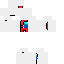 Minecraft skin texture, 64x64 pixels