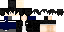 Minecraft skin texture, 64x32 legacy pixels