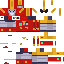 Minecraft skin texture, 64x64 pixels