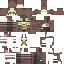 Minecraft skin texture, 64x64 pixels