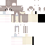Gray Minecraft skin texture, 64x64 pixels