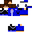 Minecraft skin texture, 64x64 pixels