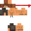 Minecraft skin texture, 64x64 pixels