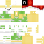 Minecraft skin texture, 64x64 pixels