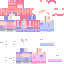Minecraft skin texture, 64x64 pixels