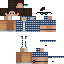 Minecraft skin texture, 64x64 pixels