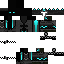 Minecraft skin texture, 64x64 pixels