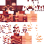 Minecraft skin texture, 64x64 pixels