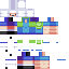 Minecraft skin texture, 64x64 pixels