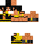Minecraft skin texture, 64x64 pixels