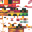 Minecraft skin texture, 64x64 pixels