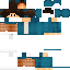Minecraft skin texture, 64x64 pixels