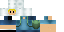 Minecraft skin texture, 64x32 legacy pixels