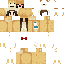 Minecraft skin texture, 64x64 pixels