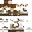 Minecraft skin texture, 64x64 pixels