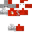 Minecraft skin texture, 64x64 pixels