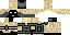 Minecraft skin texture, 64x32 legacy pixels