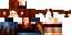 Minecraft skin texture, 64x32 legacy pixels