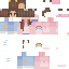 Minecraft skin texture, 64x64 pixels