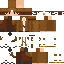 Minecraft skin texture, 64x64 pixels