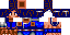 Minecraft skin texture, 64x32 legacy pixels