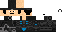 Minecraft skin texture, 64x32 legacy pixels