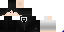 Minecraft skin texture, 64x32 legacy pixels